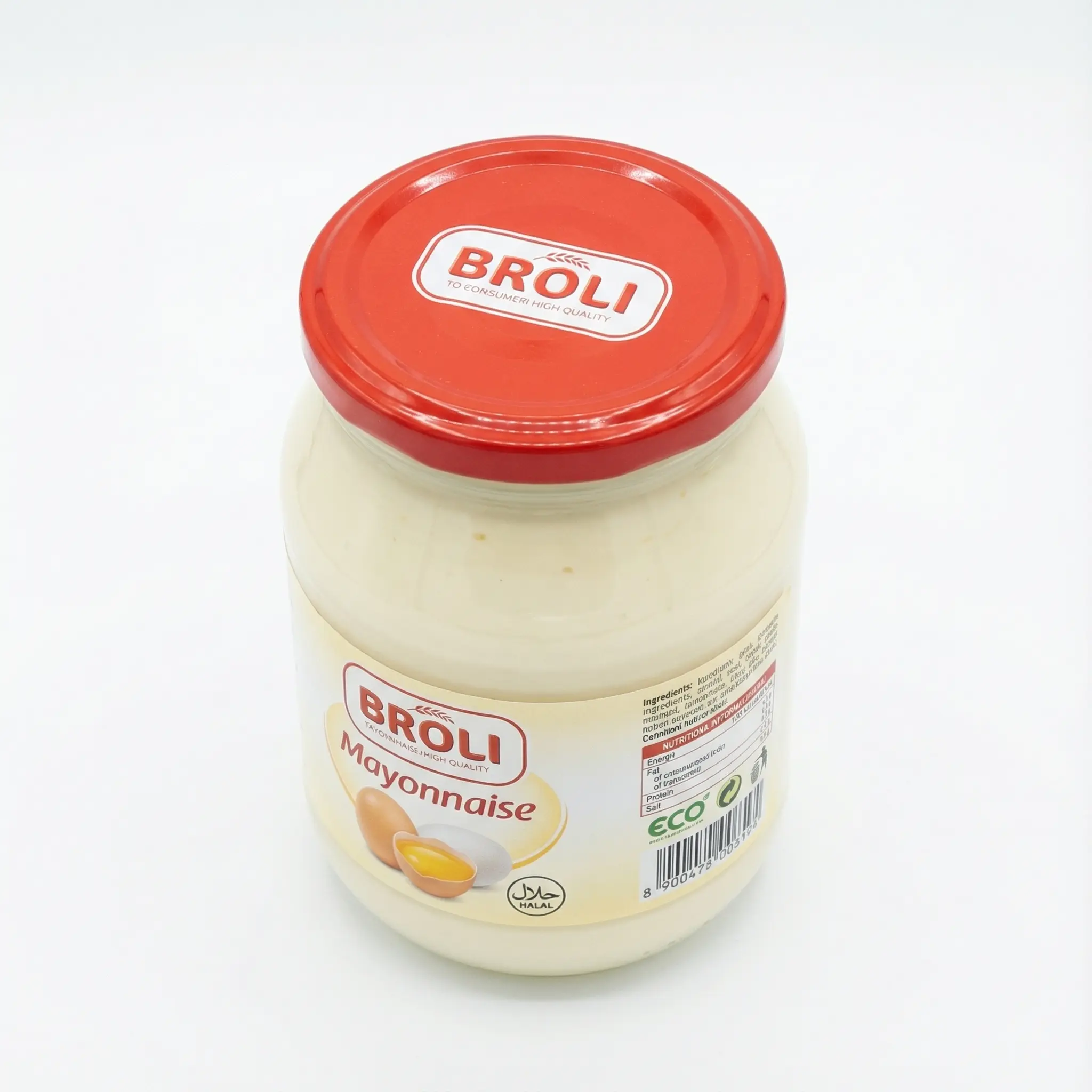 couvercle rouge pot mayonnaise pour cuisine familiale